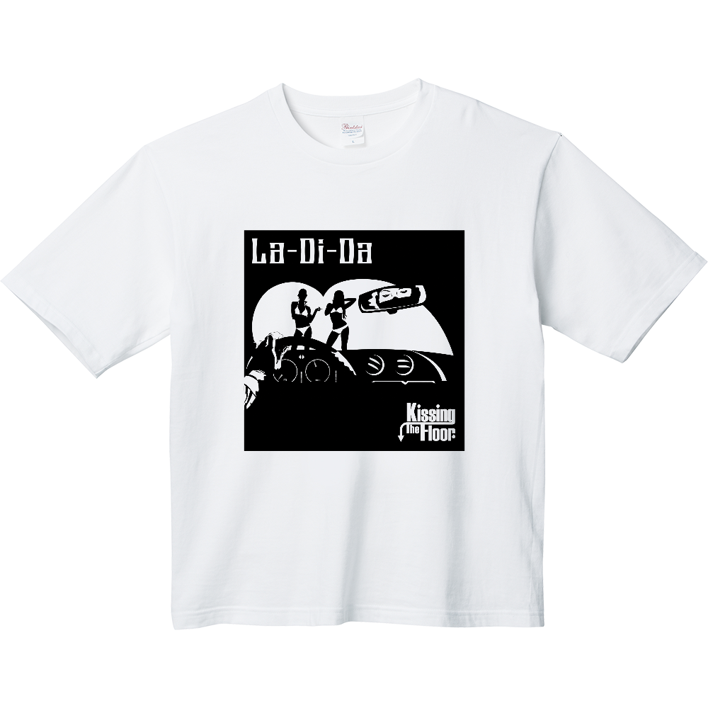 La-Di-Da Front La-Di-Da Lyrics Back Oversized T-shirt
