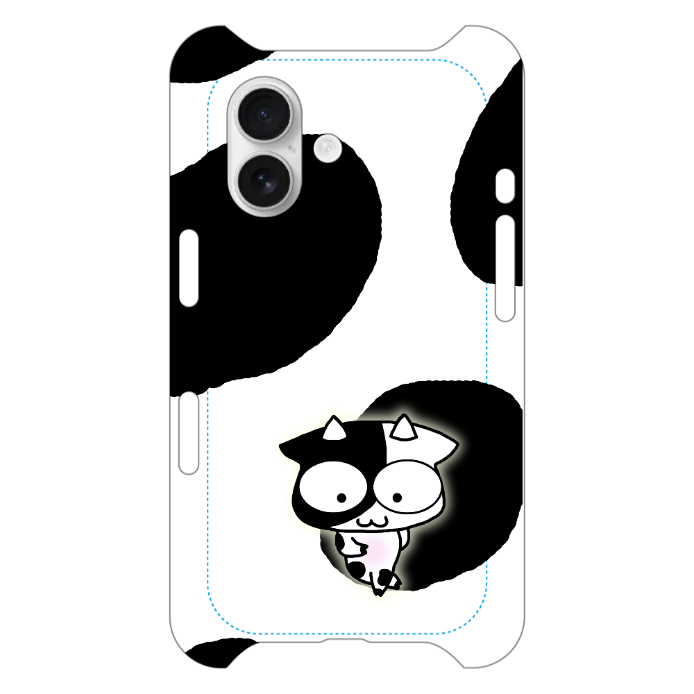 牛柄のスマホケース