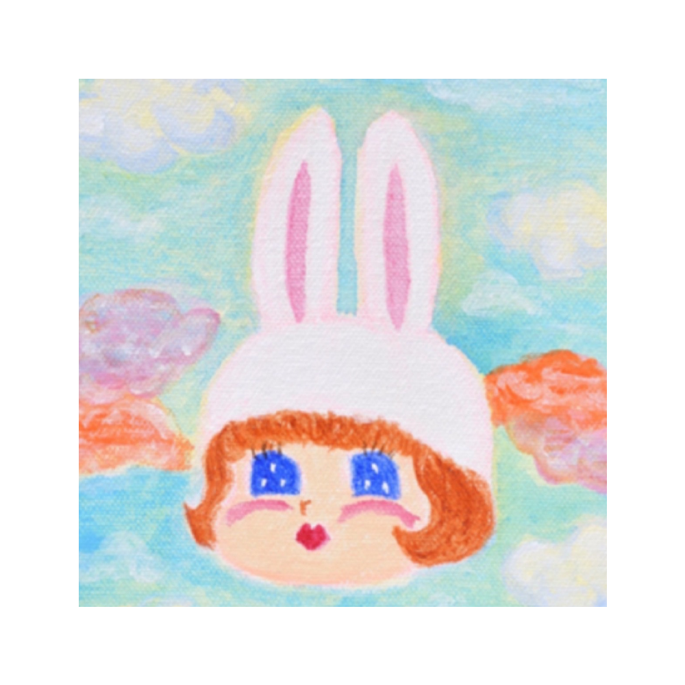 わたぐもウサギ　ハンカチタオル