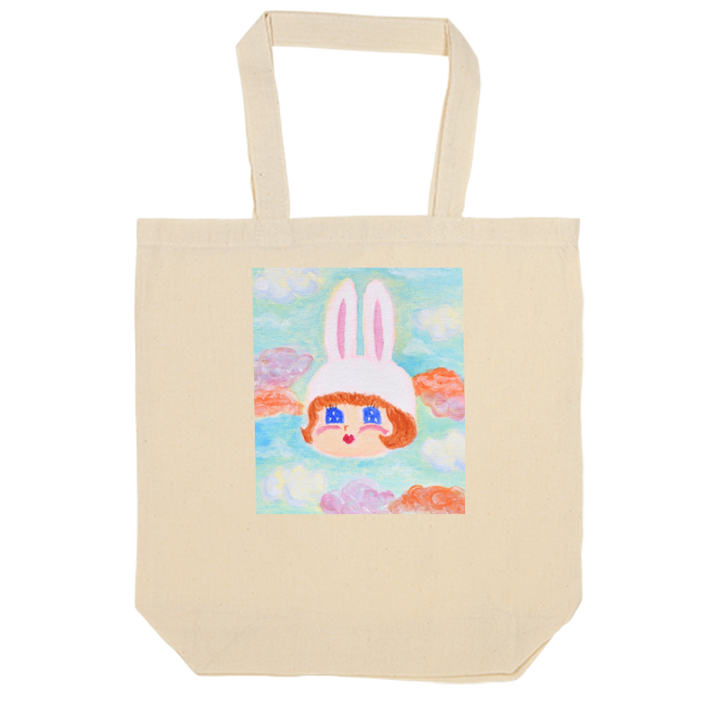 わたぐもウサギ トートバッグ