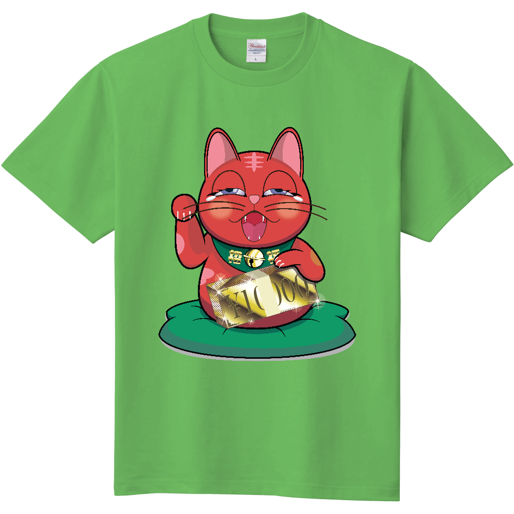 【商売繁盛・金運ハック】10,000円札束ホールド招き猫B - RED Edition -