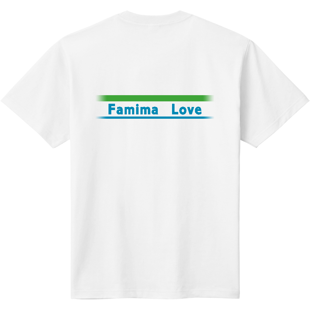 ファミリーマート ファンＴシャツ＜ノーマル・背面＞