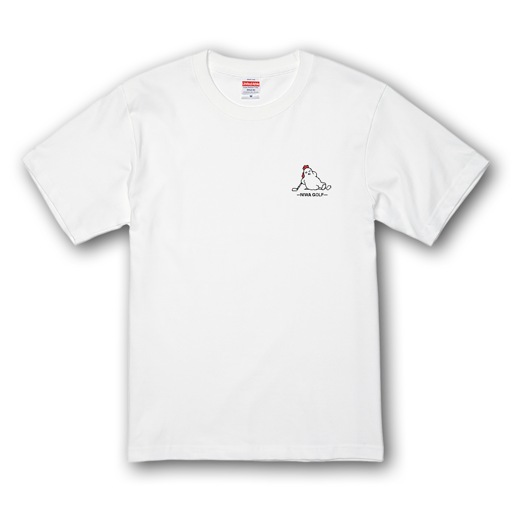 プレミアムライン　Tシャツ　ロゴA  ホワイト