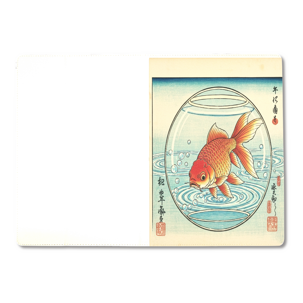 金魚浮世絵　タブレットケース汎用Lサイズ