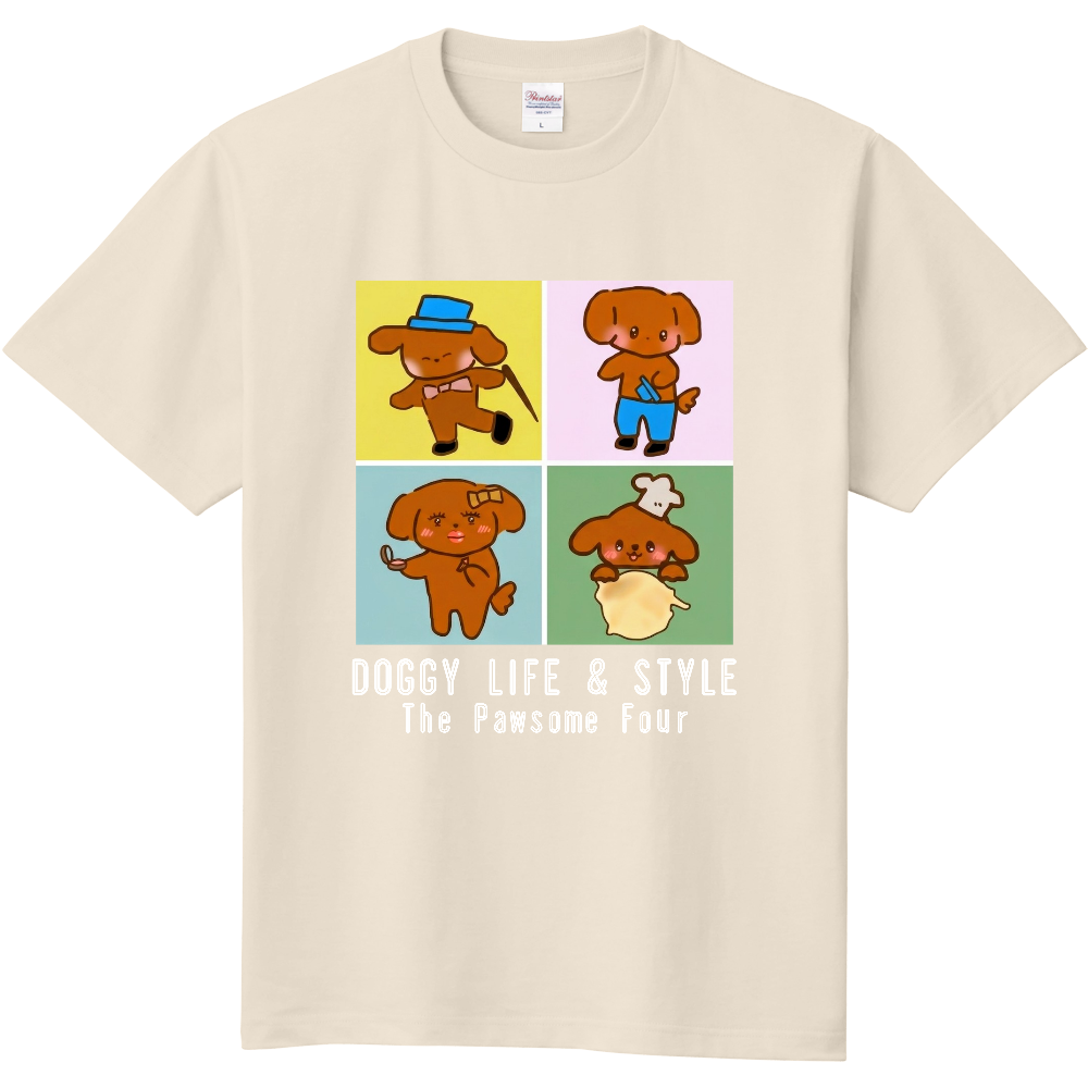 ラップードル “The Pawsome Four” オリジナルTシャツ