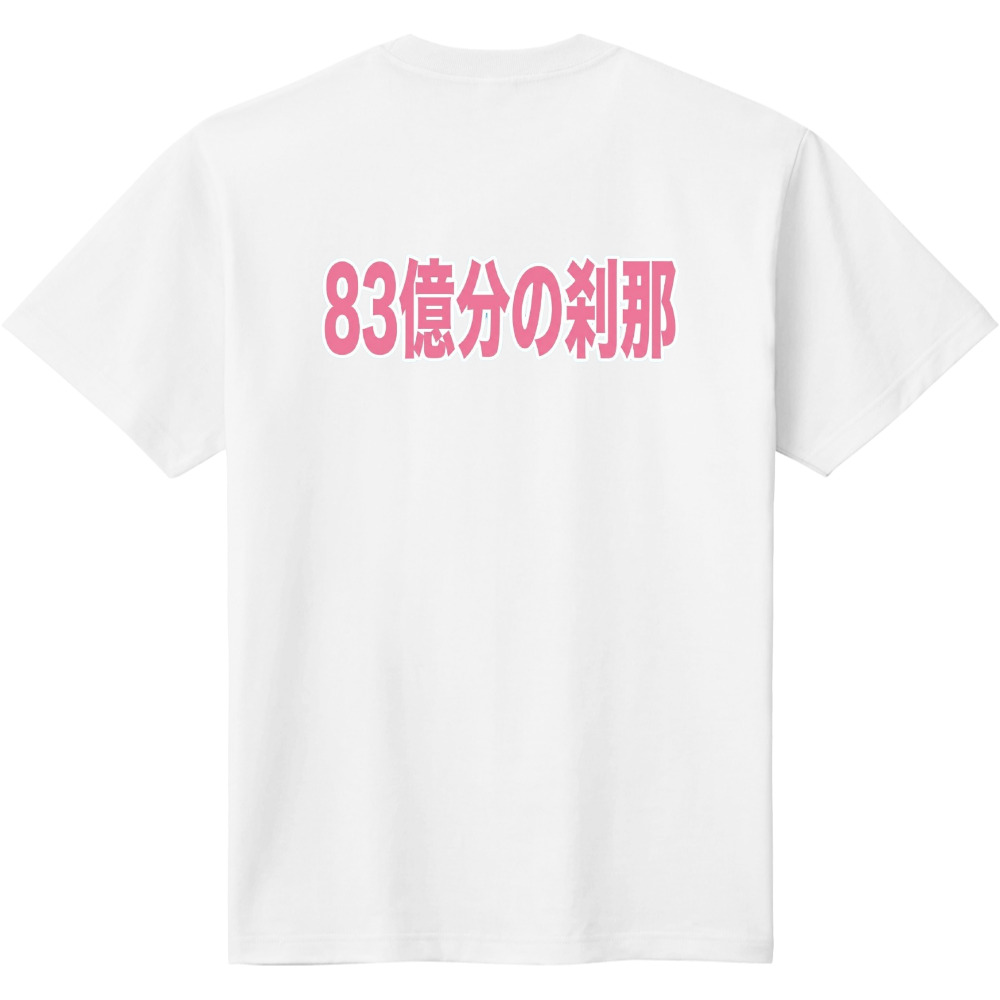 83億分の刹那2【団体様向き】個人様もぜひどうぞ　バックプリント