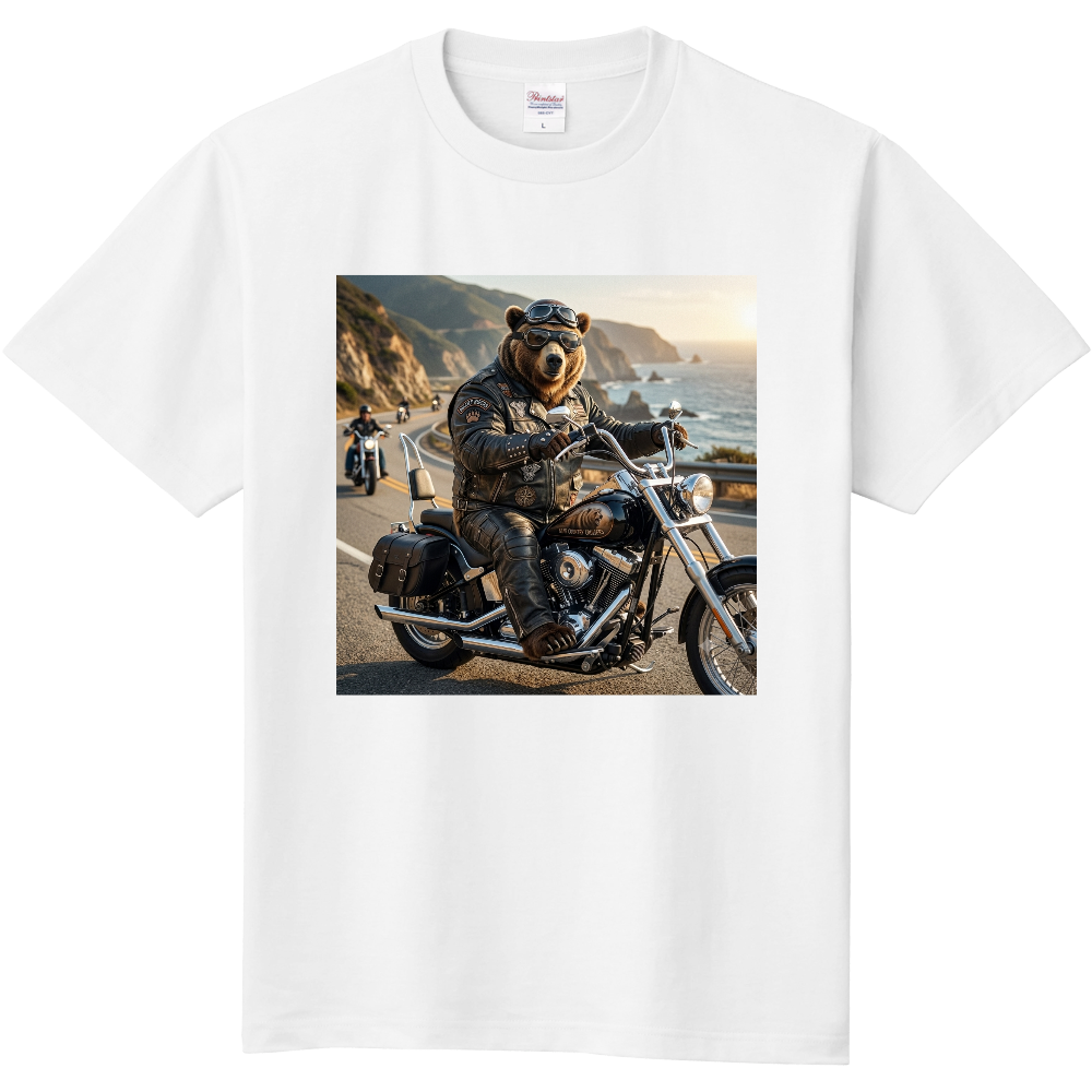 ツーリングするクマ　bear rider 2