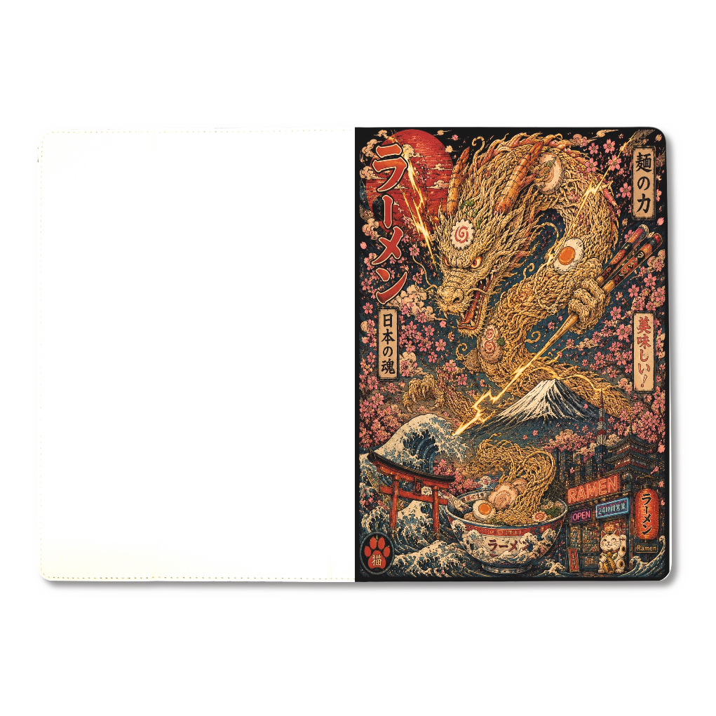 龍神ラーメン浮世絵　タブレットケース汎用Lサイズ