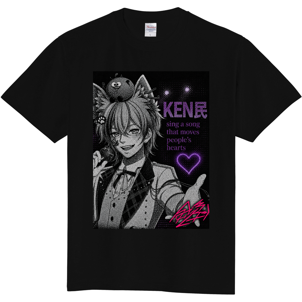 ⚔️ケンちゃん⚔️LIVETシャツ(ブラック)