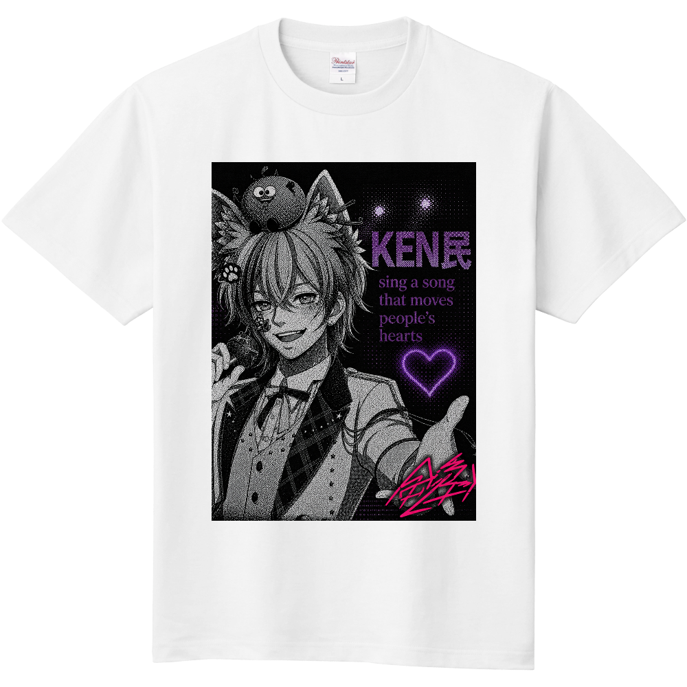 ⚔️ケンちゃん⚔️LIVETシャツ(ホワイト)