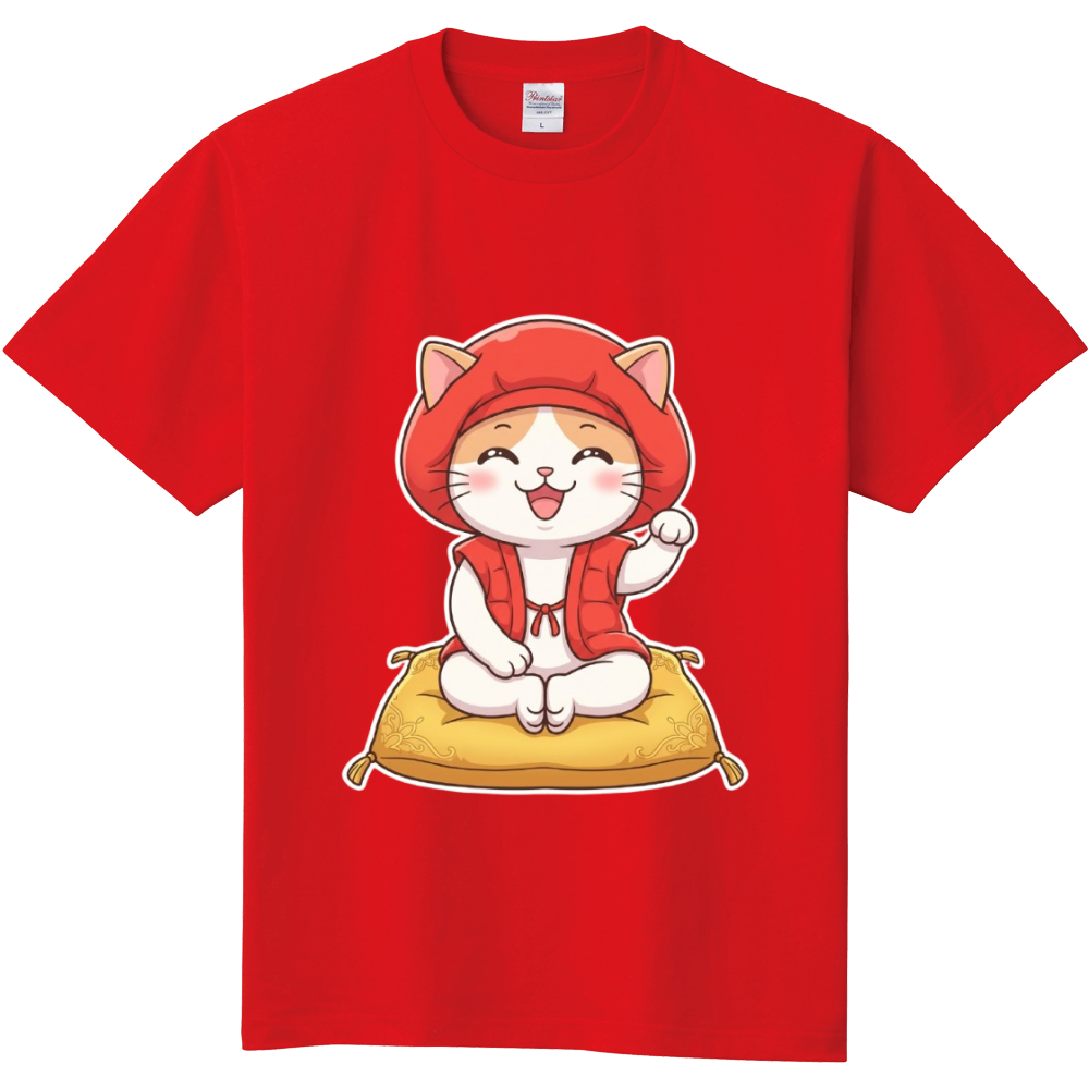 猫ちゃんの還暦祝い(かわいい・赤いちゃんちゃんこ)