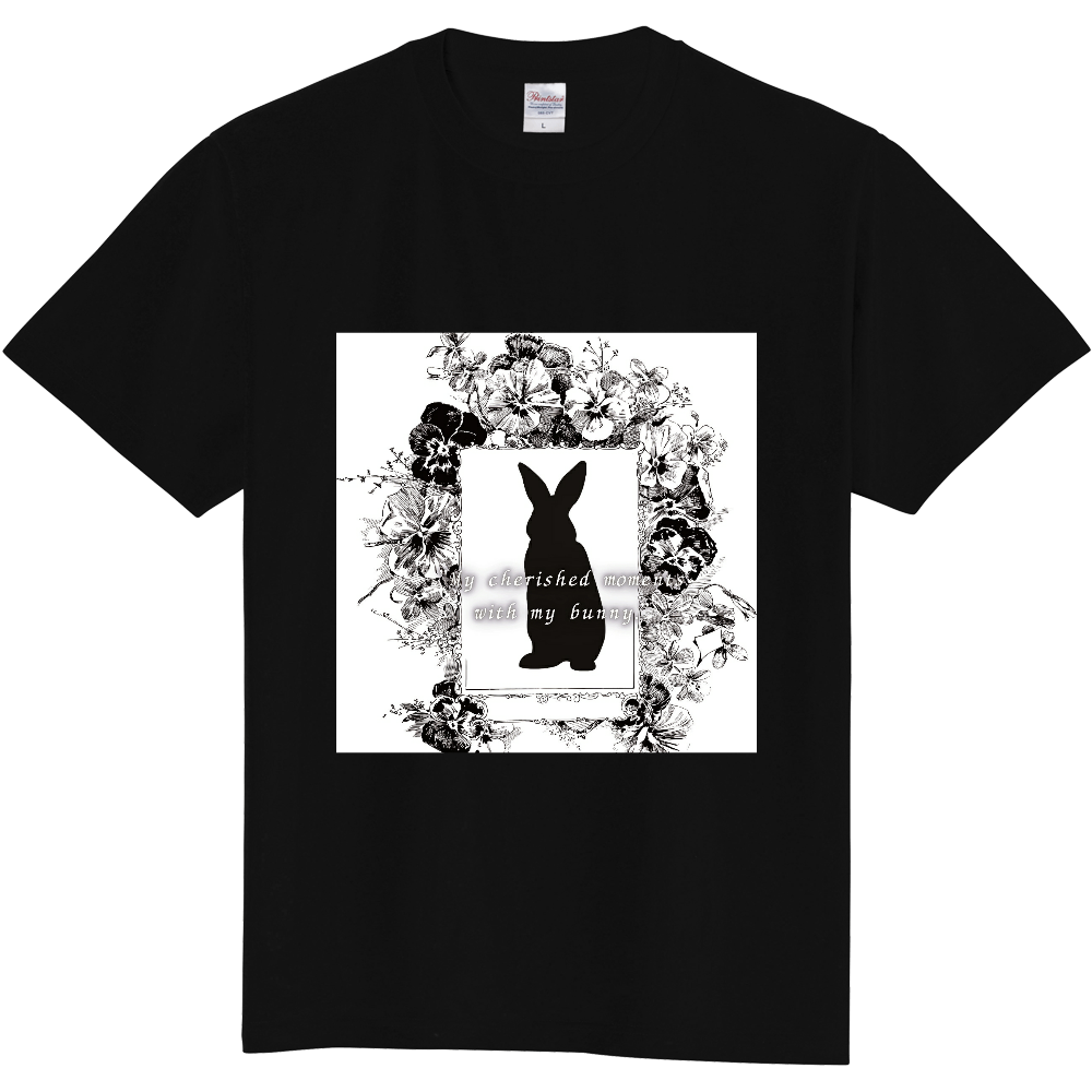 antique flower Rabbit