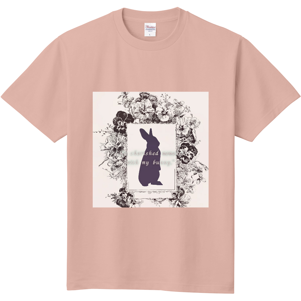 antique flower Rabbit