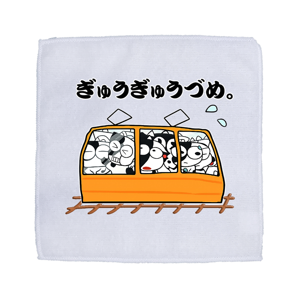 牛柄ハンカチ
