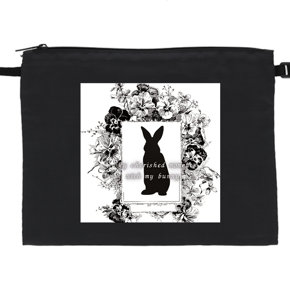 antique flower Rabbit
