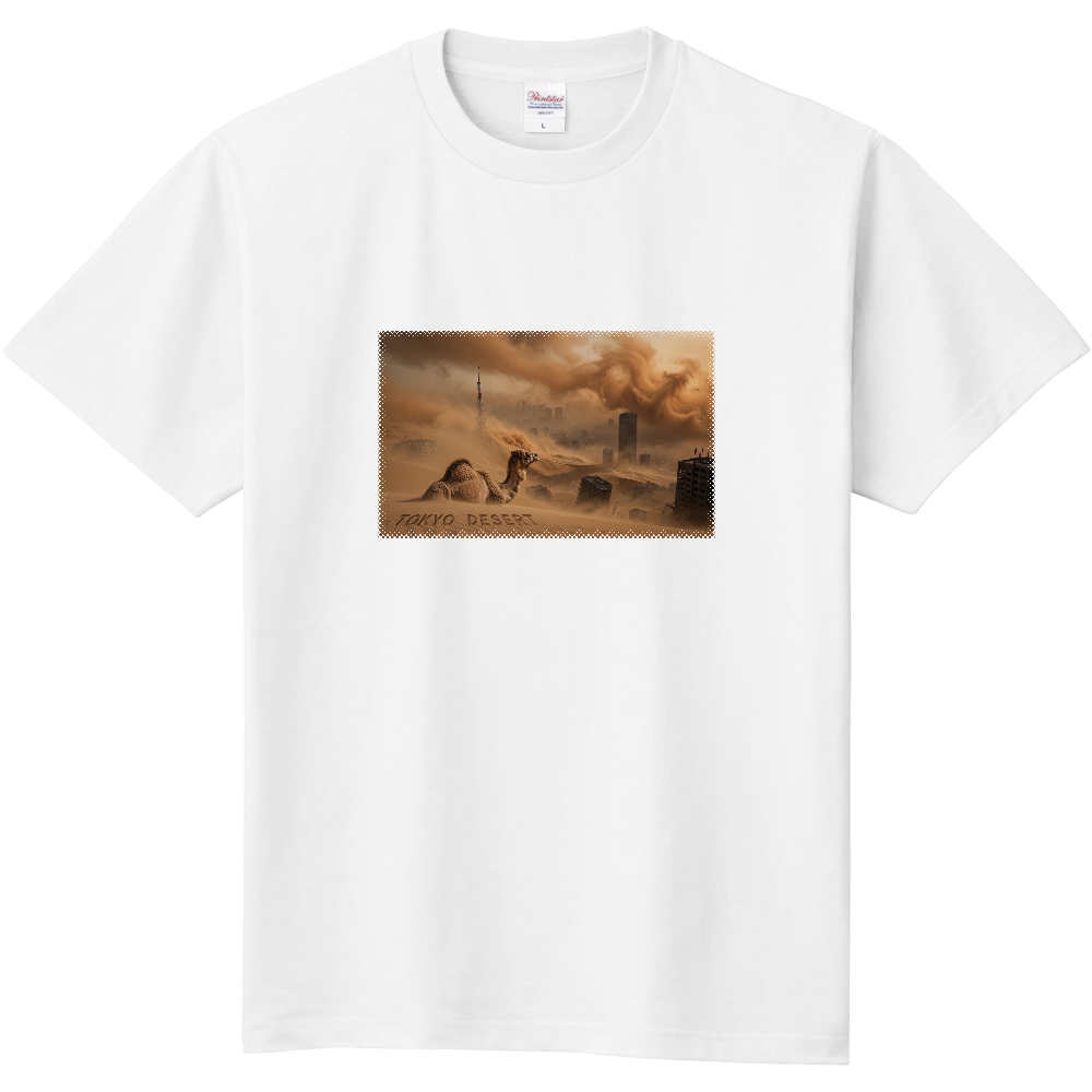 東京Tシャツ<砂嵐・前面>