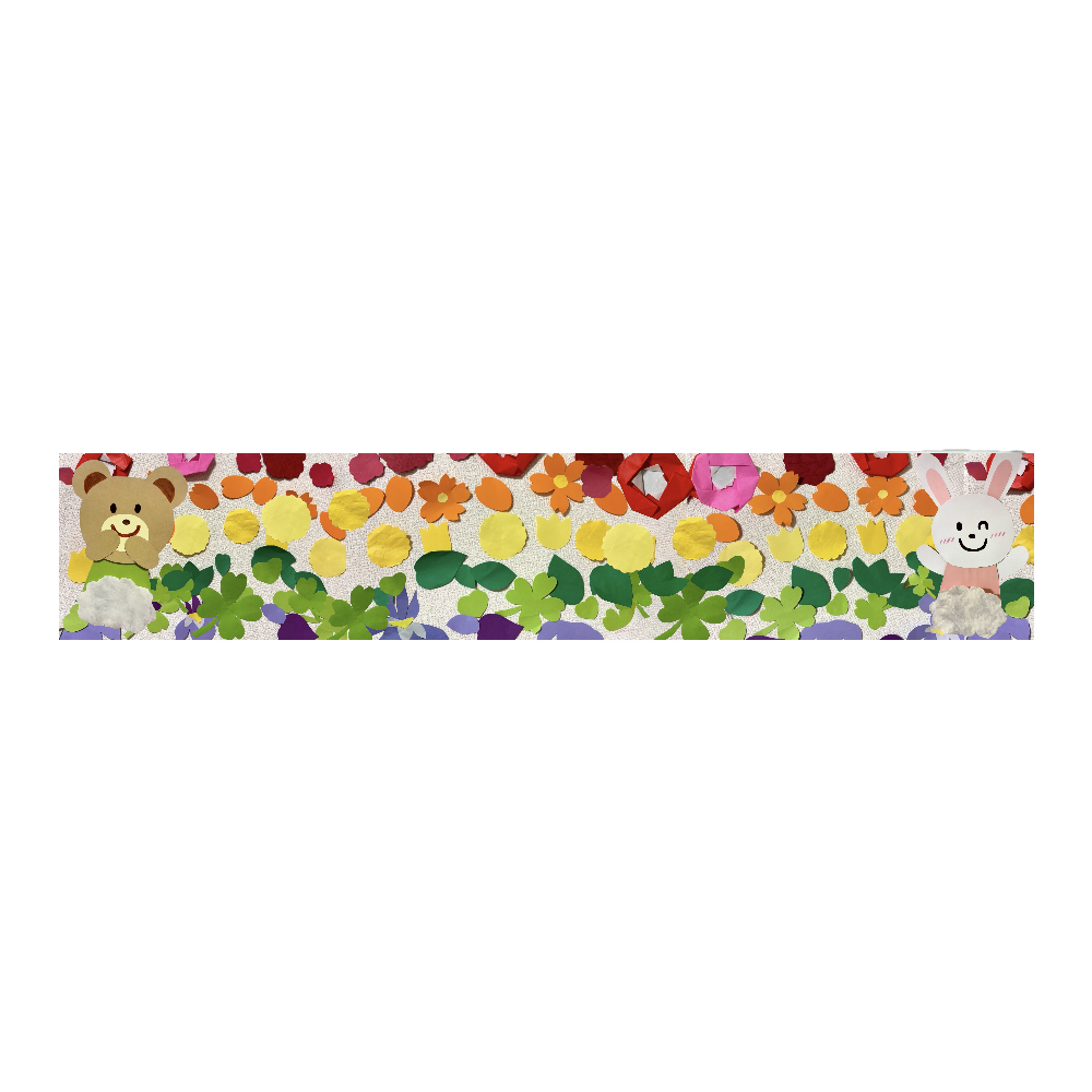 にじ花タオル