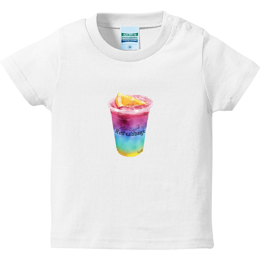 【90】紫キャベツの実験がわかるドリンク風Tシャツ