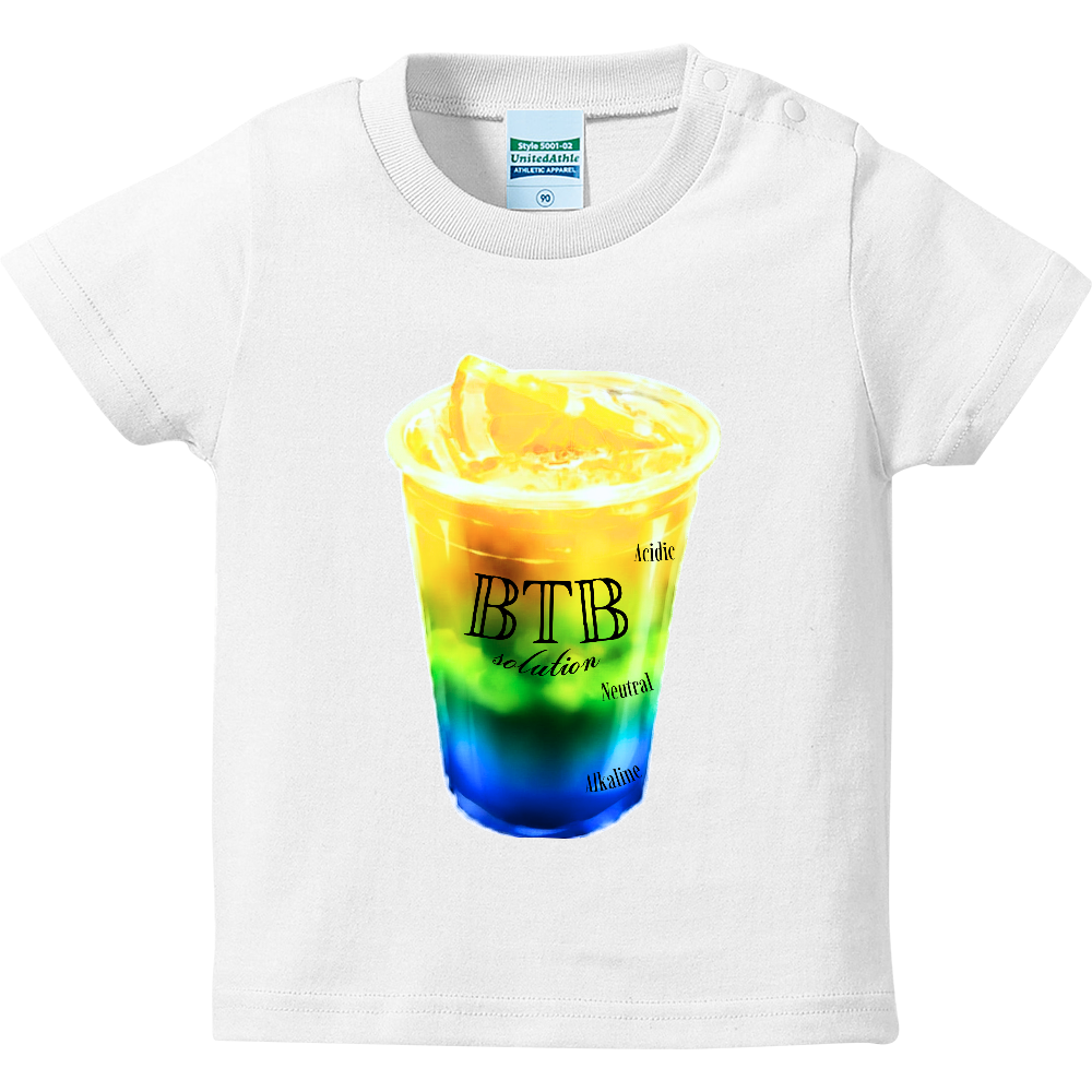 【90】BTB溶液がわかるTシャツ［絵柄BIG］
