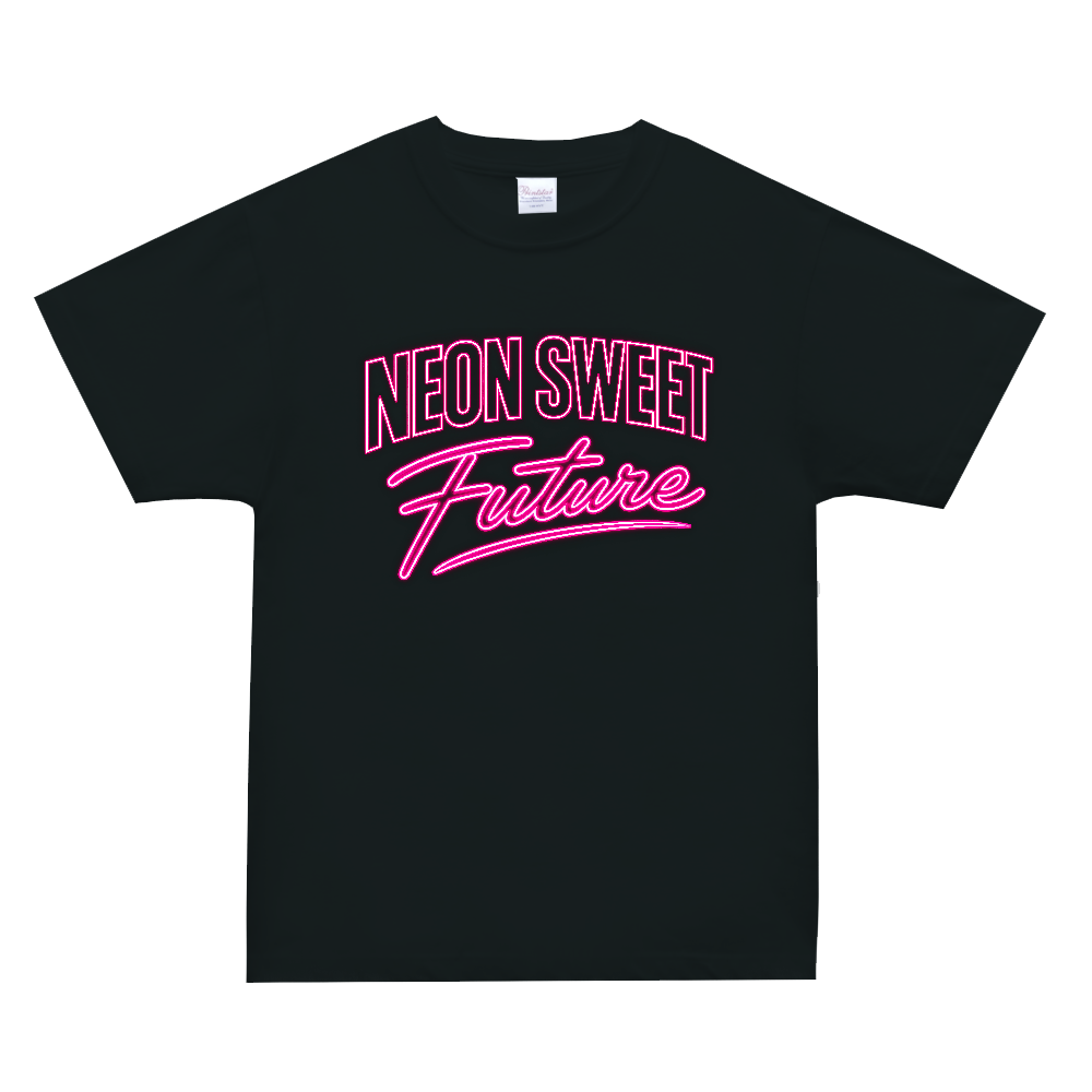 【サイバーアイスクリーム ネオンバックプリントストリートTシャツ】