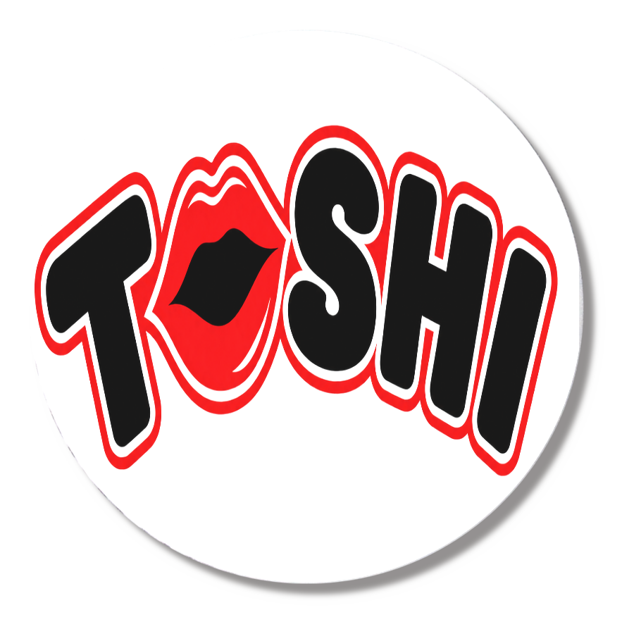 TOSHI リップロゴ 缶バッジ