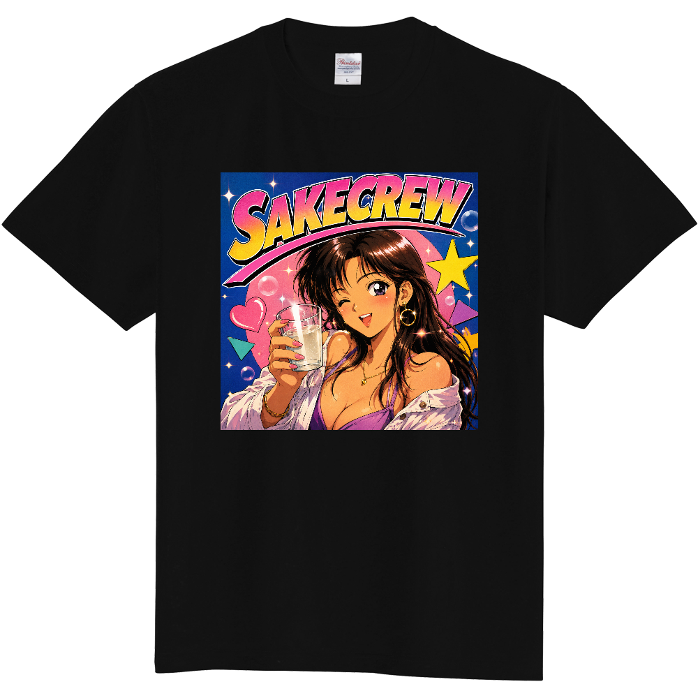 SAKECREW 乾杯ガール Tシャツ
