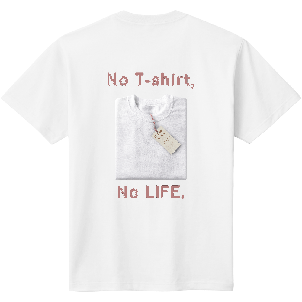 TシャツのTシャツ<文字有り・背面>