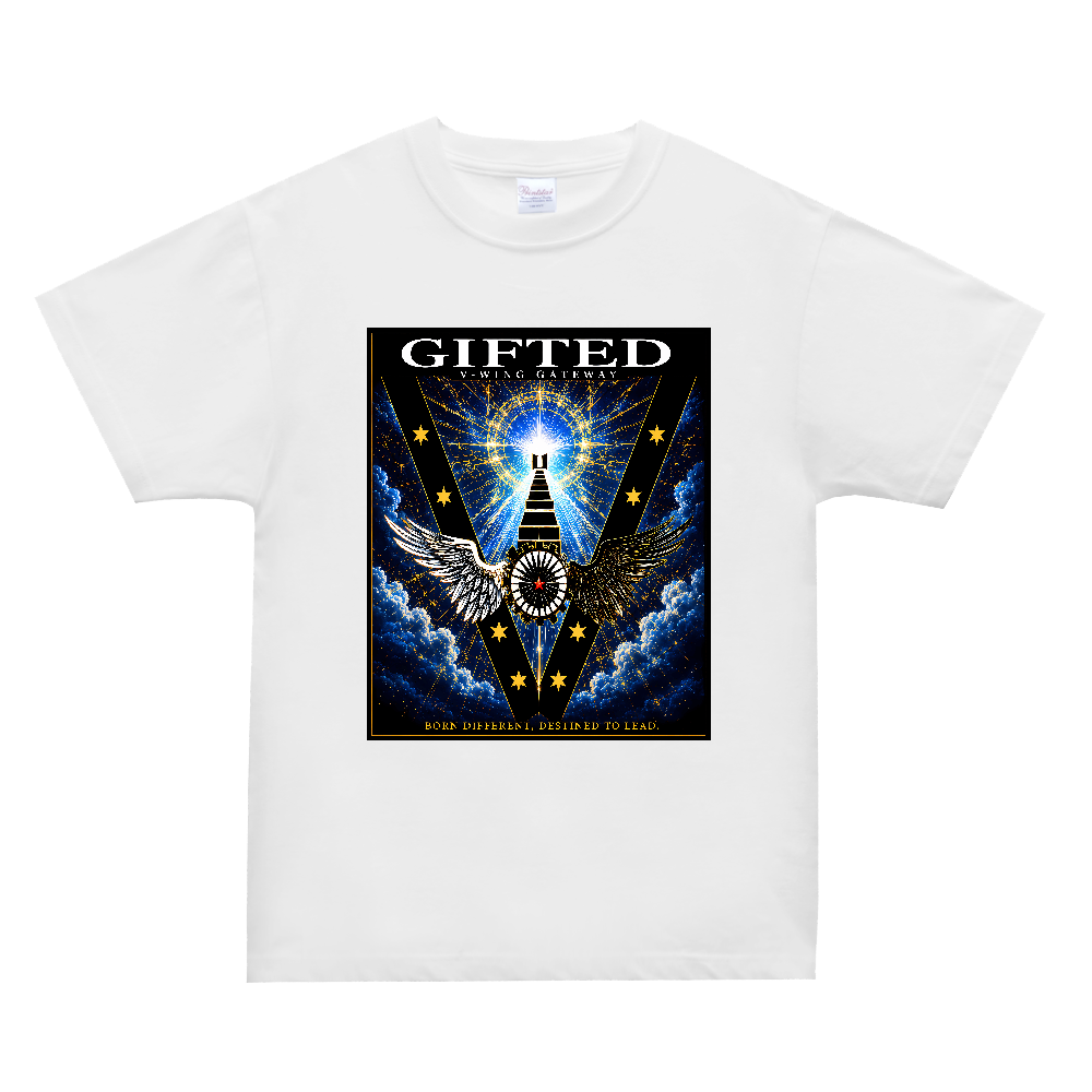 【ギフテッドエンジェルウィング 3DスピリチュアルストリートTシャツ】