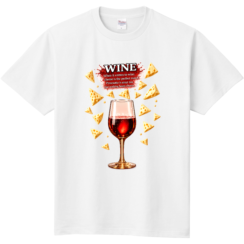 Temptation of Wine & Cheese T-Shirt