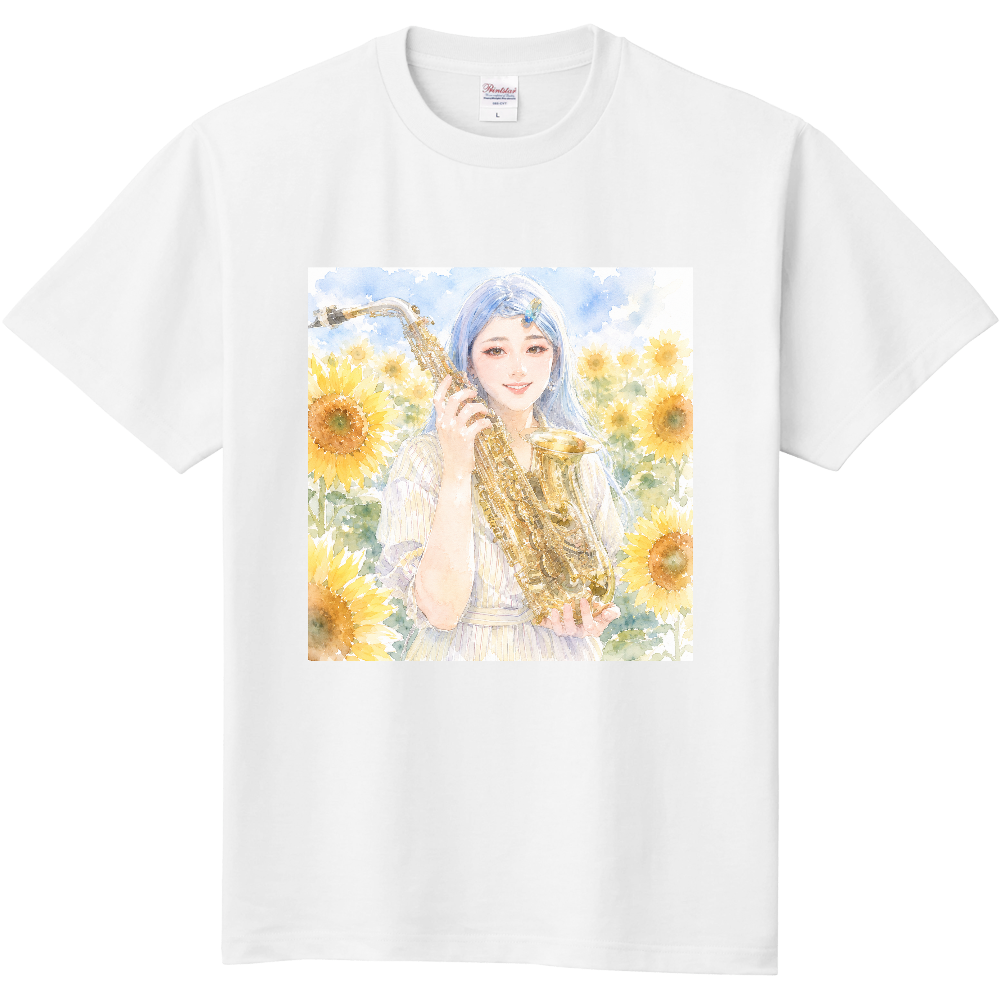 ぴよ丸ファミリーTシャツ(向日葵ぴよ丸プリント)限定10枚