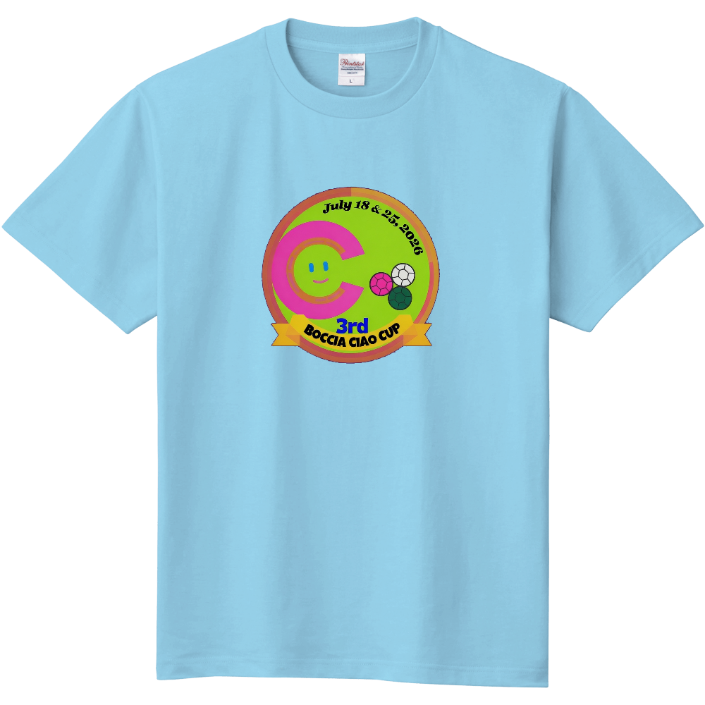 第3回ボッチャCIAOカップ記念Tシャツ