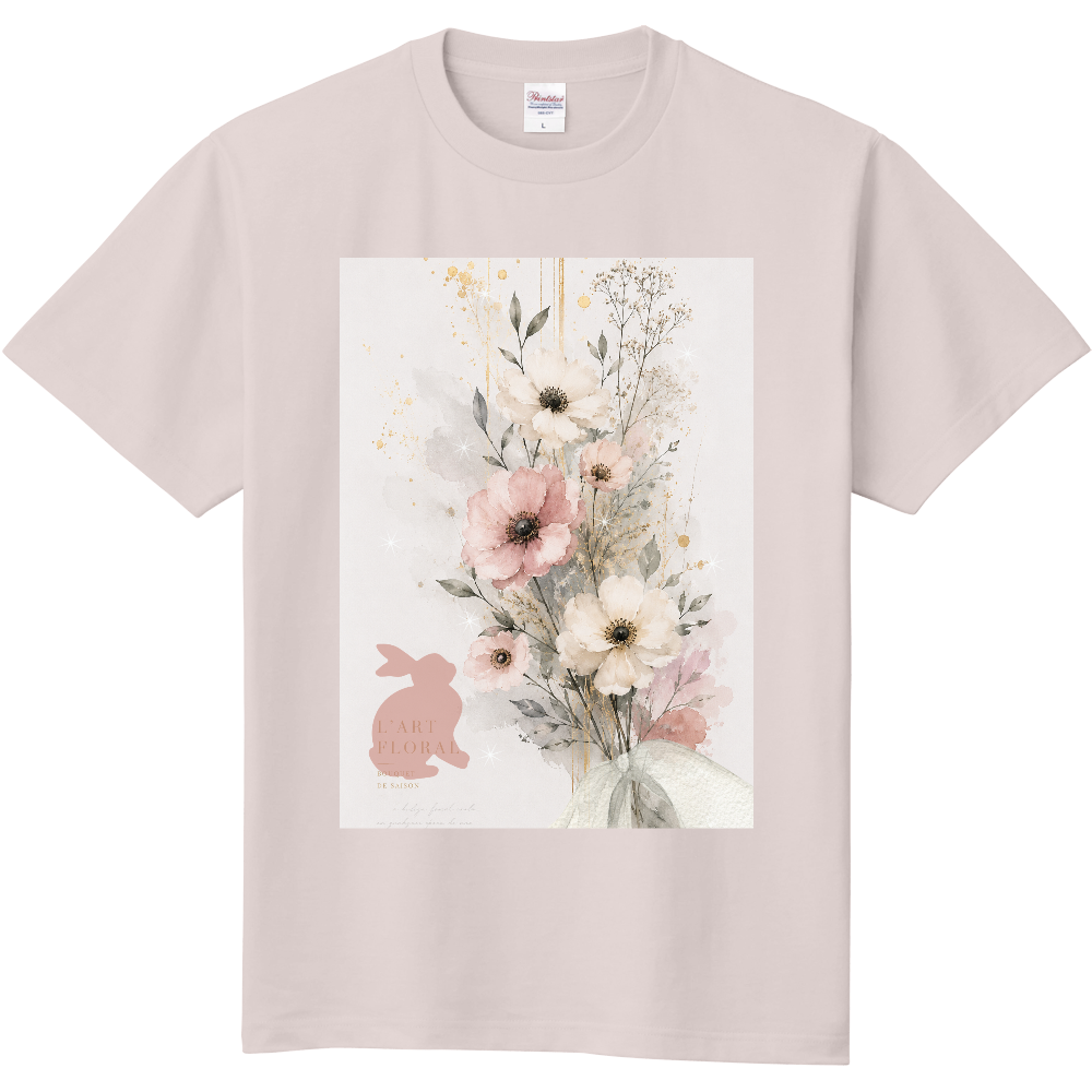 antique flower Rabbit