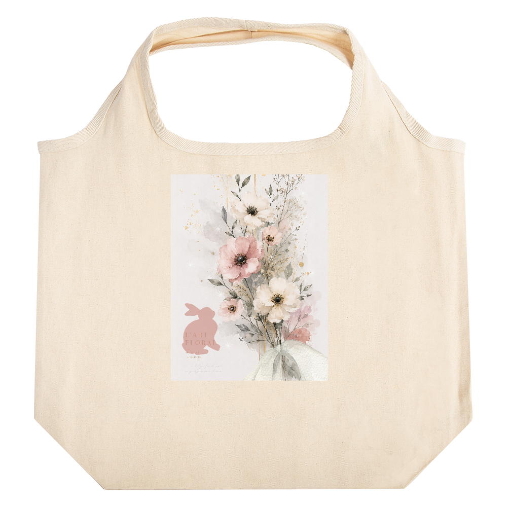 antique flower Rabbit