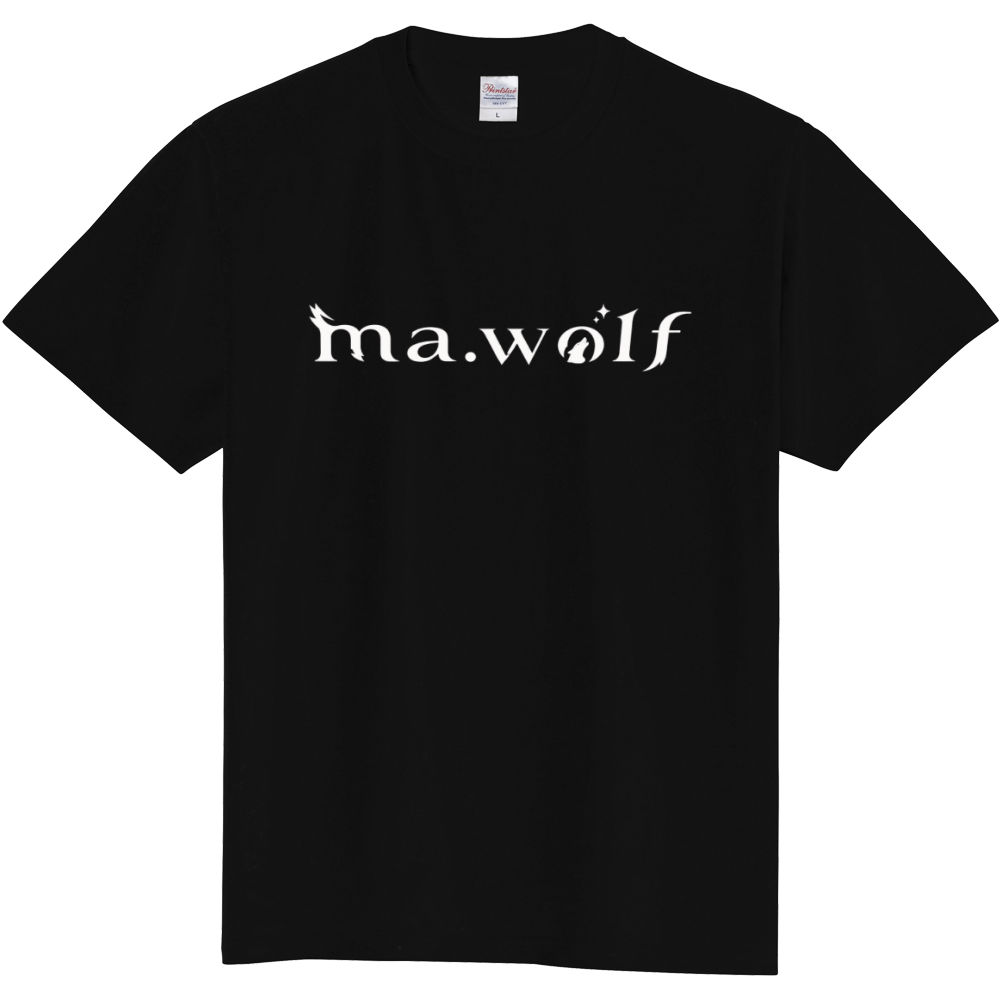 Ma.Wolf Tシャツ ブラック