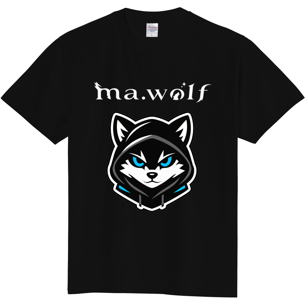 Ma.Wolf Tシャツ ブラック