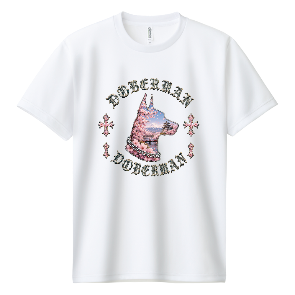 SAKURA BLOOM - 桜華 - ドーベルマンドライTシャツ 第三弾