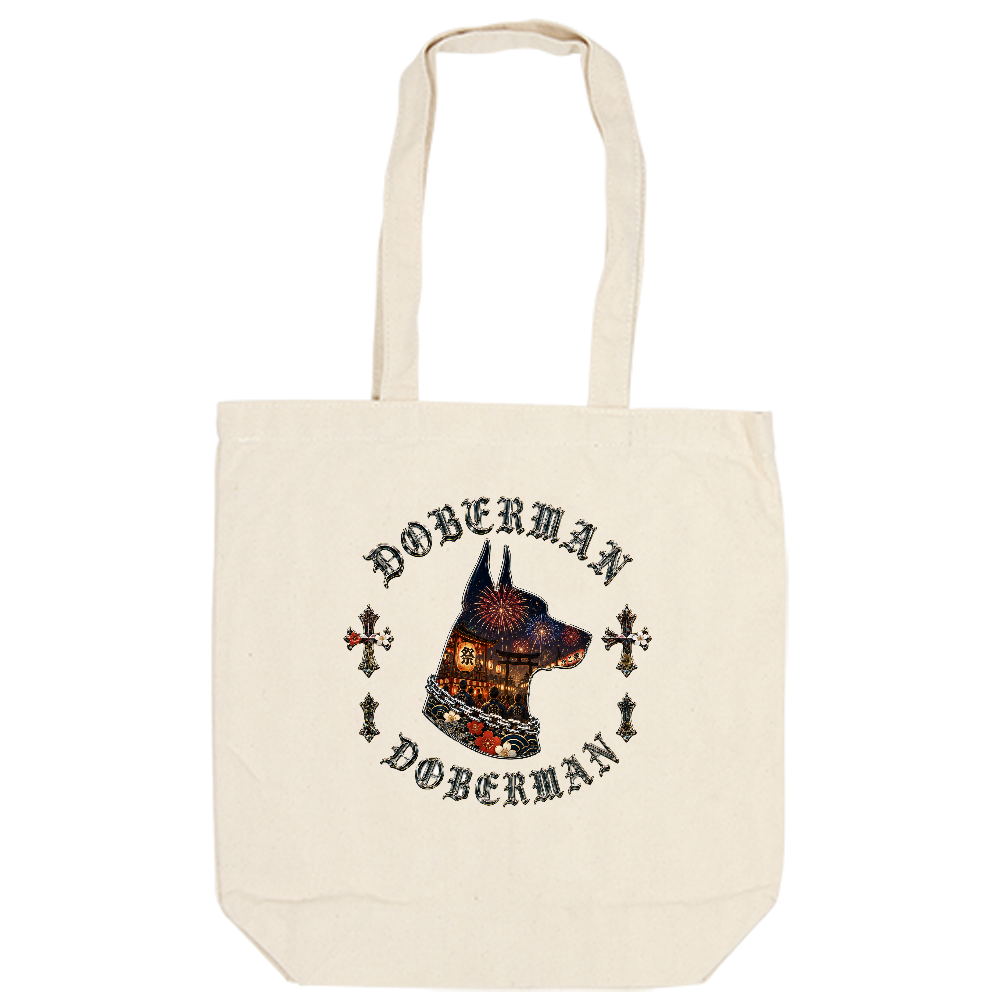 祭魂 -MATSURI SOUL- DOBERMAN TOTE 意味 **「祭魂(MATSURI SOUL)」**は、日本の祭りに宿る情熱・誇り・団結を表現したネーミング。