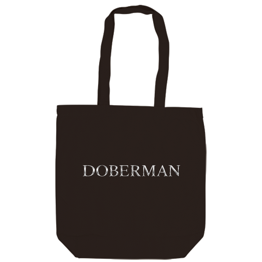 PLATINUM CREST – DOBERMAN TOTE (プラチナム クレスト – ドーベルマン トート)意味: PLATINUM=最高級・気品・永遠の輝き CREST=紋章・誇り・頂点 「誇り高きドーベルマンを、プラチナの輝きで表現したラグジュアリートート」という意味を込めています。