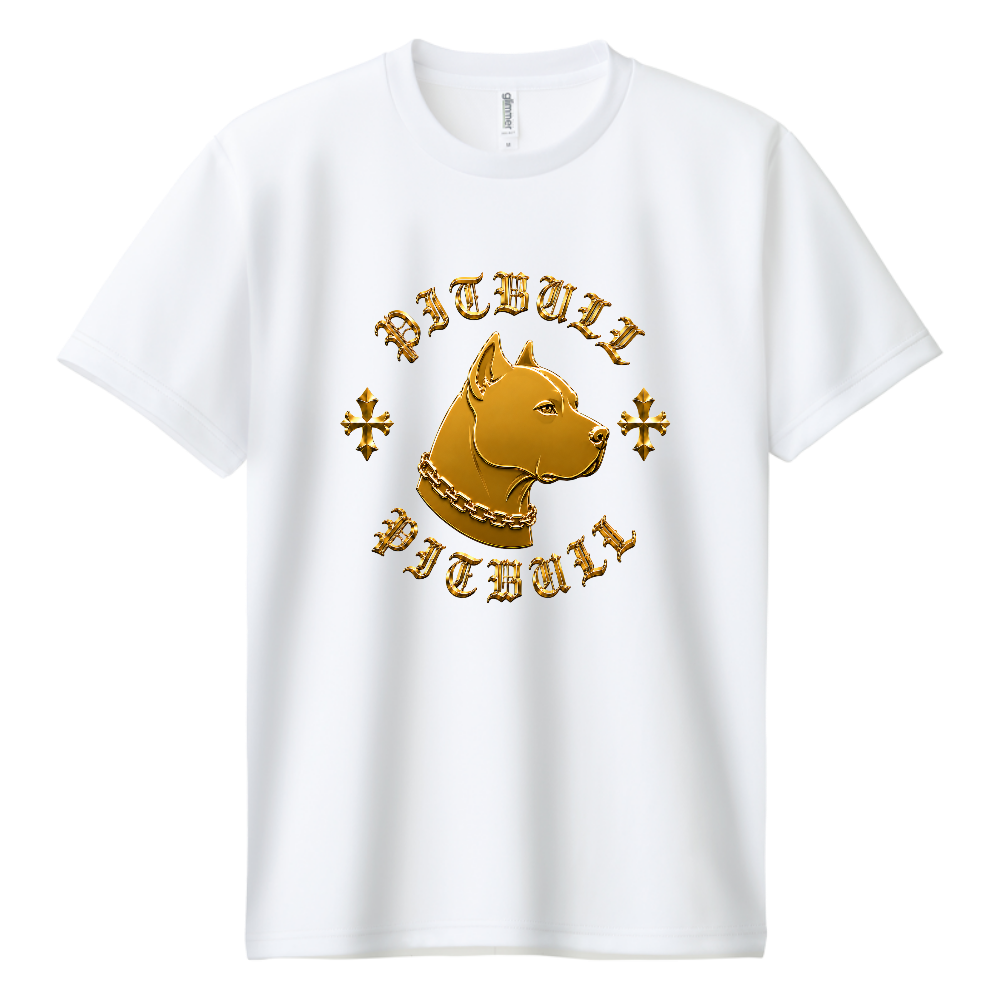 PITBULL DOMINUS DRY TEE – First Edition – 名前の意味 **DOMINUS（ドミナス）**はラテン語で「支配者・主・覇者」を意味する言葉。 ピットブルが持つ圧倒的な存在感と揺るぎない強さを表現した、ファーストコレクションにふさわしいネーミング