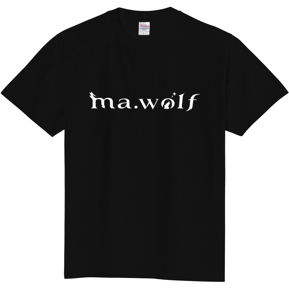 Ma.Wolf Tシャツ ブラック
