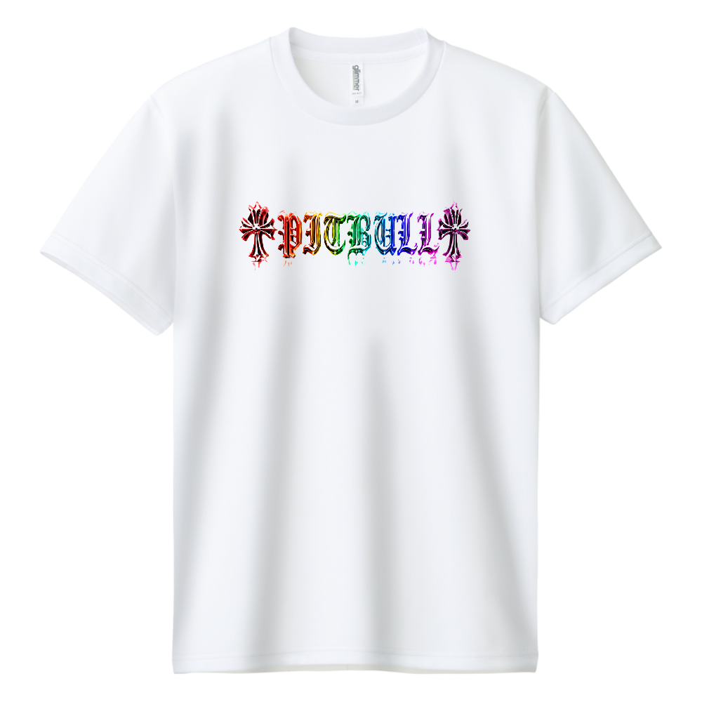 PITBULL PRISM(プリズム) 名前の意味 **PRISM(プリズム)**は、一つの光から七色の輝きを生み出す存在。 力強さと個性を兼ね備えたピットブルを、レインボーカラーのクロム調デザインで表現したシリーズです。「自分らしさを堂々と貫く」という想いを込めています。