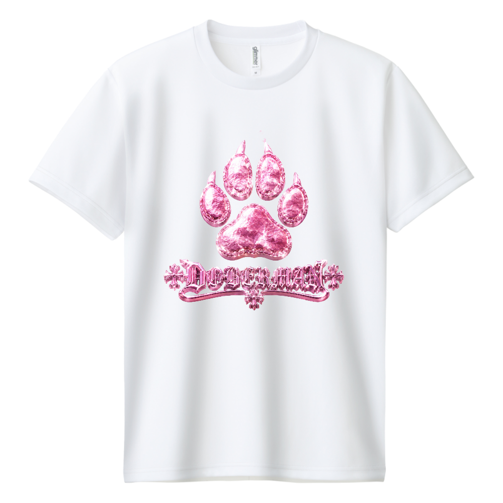 SAKURA PAW DOBERMAN – Blossom Pink Edition 意味 桜の優しい美しさと、ドーベルマンへの愛情を象徴するピンクの肉球を組み合わせた、可愛らしく上品なデザイン。