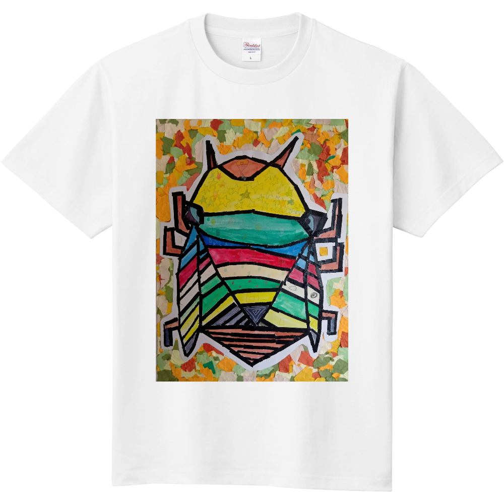 ナンギュー探検隊ムーちゃん画伯のセミTシャツ