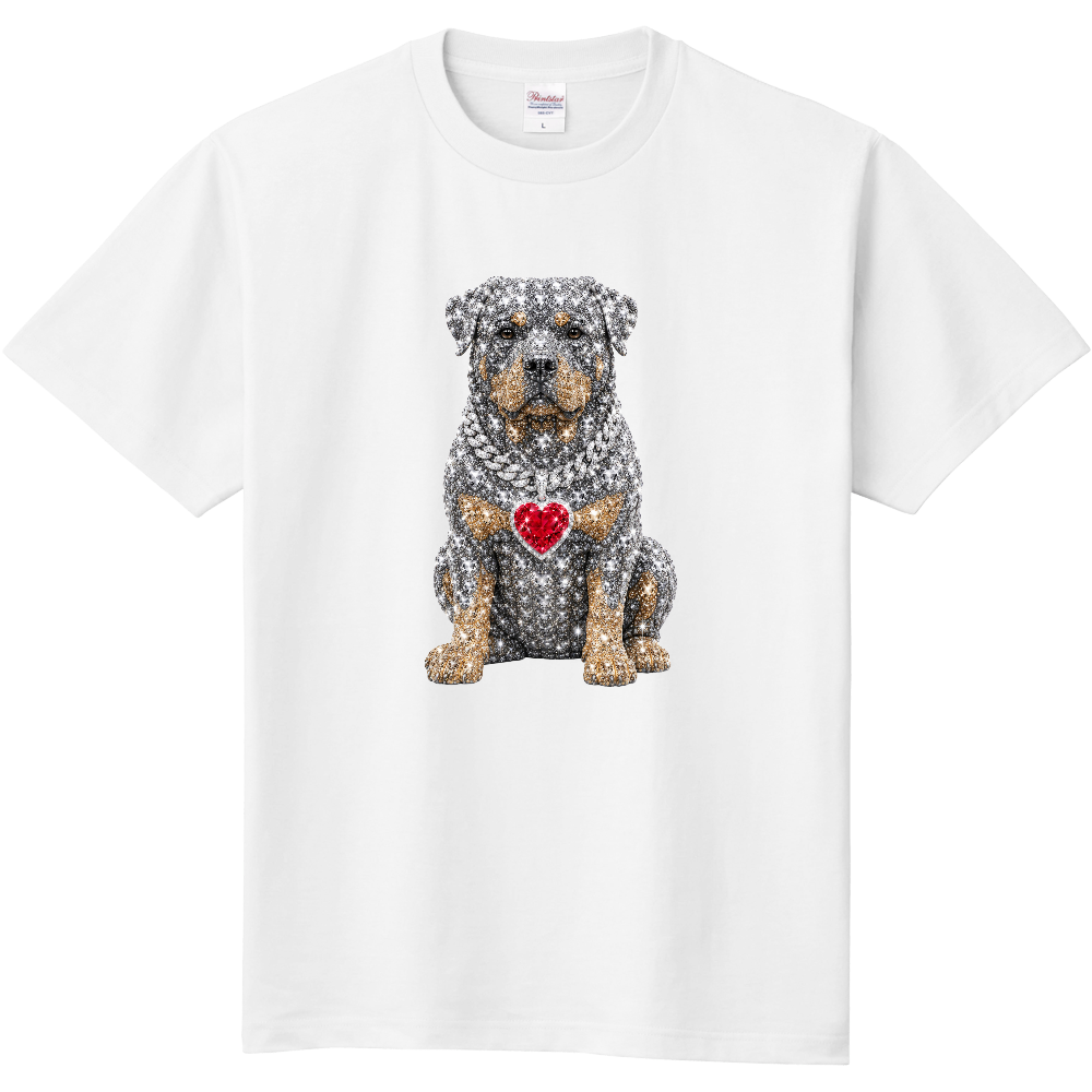 ROTTWEILER IMPERIAL HEART 意味：帝国の風格を持つ強き心 重厚感と威厳を持つロットワイラー。 力強いボディと優しい心、そのギャップを赤い宝石のハートで表現。