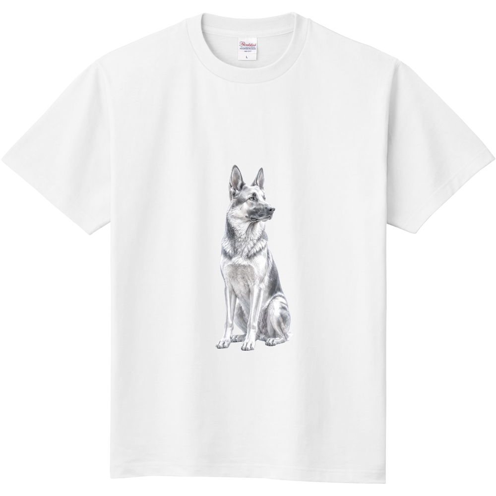 GERMAN SHEPHERD — PLATINUM GUARDIAN EDITION — 名前の意味 PLATINUM GUARDIAN(プラチナ・ガーディアン) 「守護者」を意味する Guardian と、気品・高級感を象徴する Platinum を組み合わせた名前。 ジャーマンシェパードの持つ 知性・忠誠心・勇敢さ・守る力 を、白銀の輝きで表現したプレミアムデザイン。