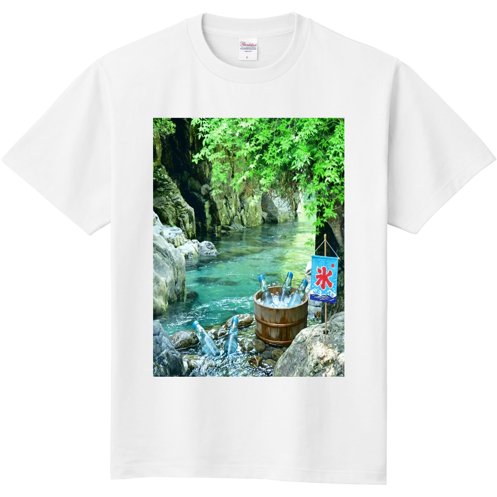夏冷やしラムネTシャツ