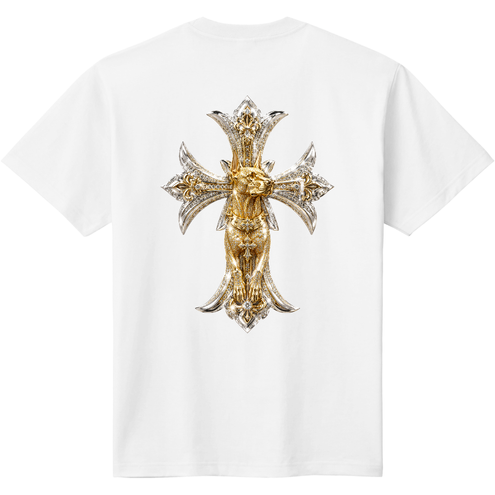 ROYAL DOBERMAN CROSS ― Platinum Gold Majesty Edition ― 意味： 「王家のドーベルマン × 最高峰の輝き」