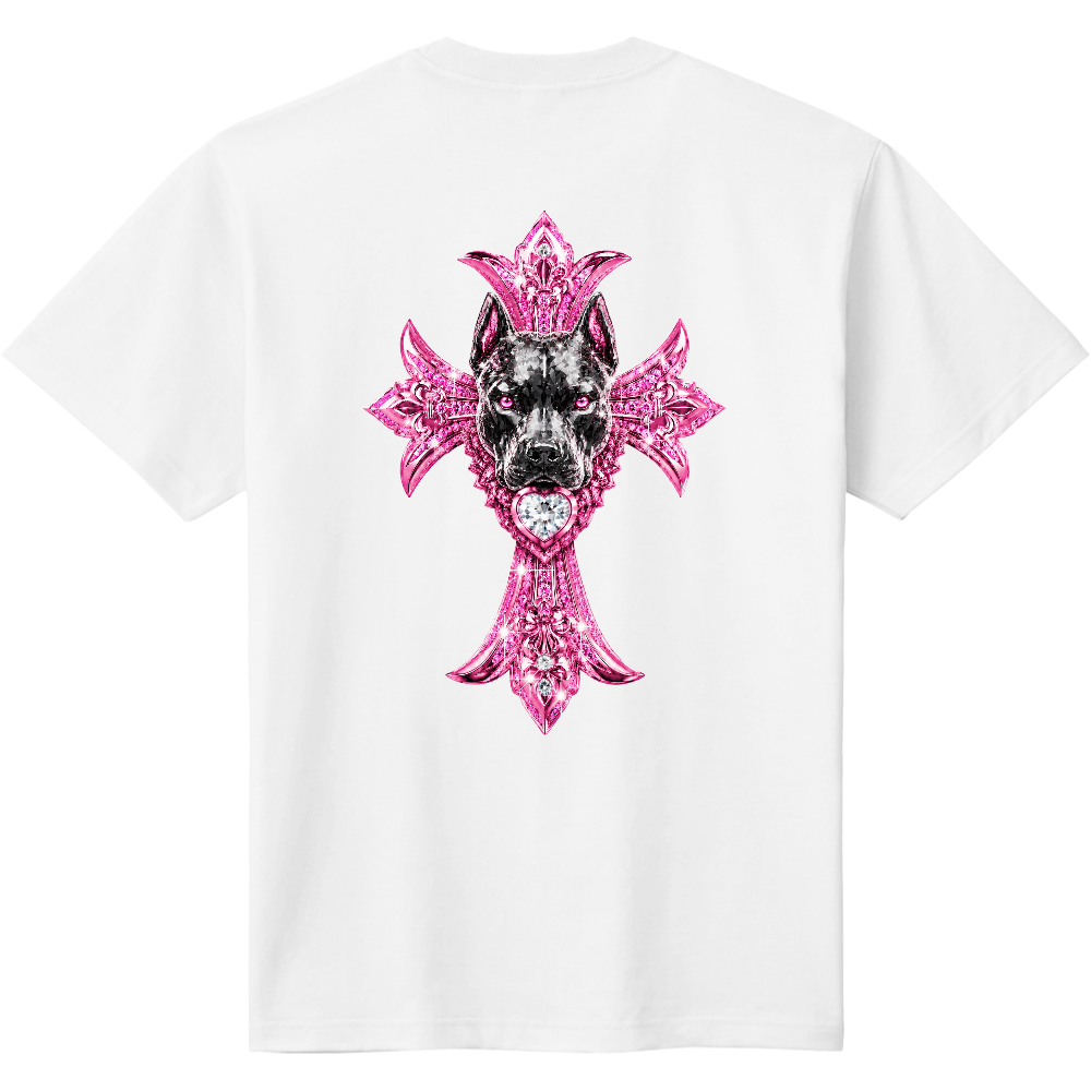 PITBULL CRYSTAL HEART ROYAL （ピットブル クリスタルハートロイヤル） 意味：力強さの中にある深い愛情。