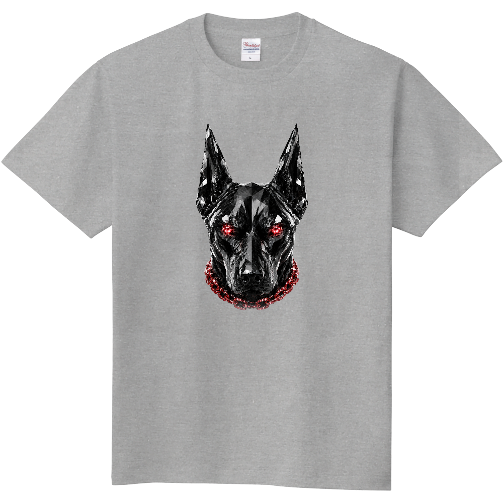 DOBERMAN BLACK DIAMOND ― 気品ある守護者 ― 意味: 鋭いフォルムと高貴な雰囲気を持つドーベルマン。 ブラックダイヤモンドの重厚感とレッドダイヤモンドの情熱が、王者の風格を演出。