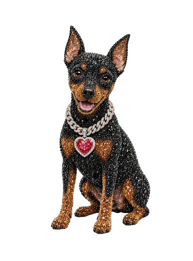 初登場 ミニチュア・ピンシャー MINIATURE PINSCHER BLACK DIAMOND